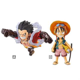 Banpresto One Piece World Collectable Figure Treasure Rally Vol. 1 - A  Monkey D. Luffy Gear 4 (red)