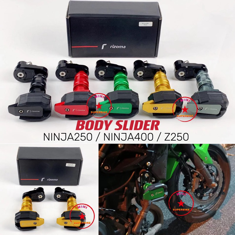 1SET BODY FRAME SLIDER KAWASAKI NINJA250 NINJA400 Z250 Z400 2018 NINJA