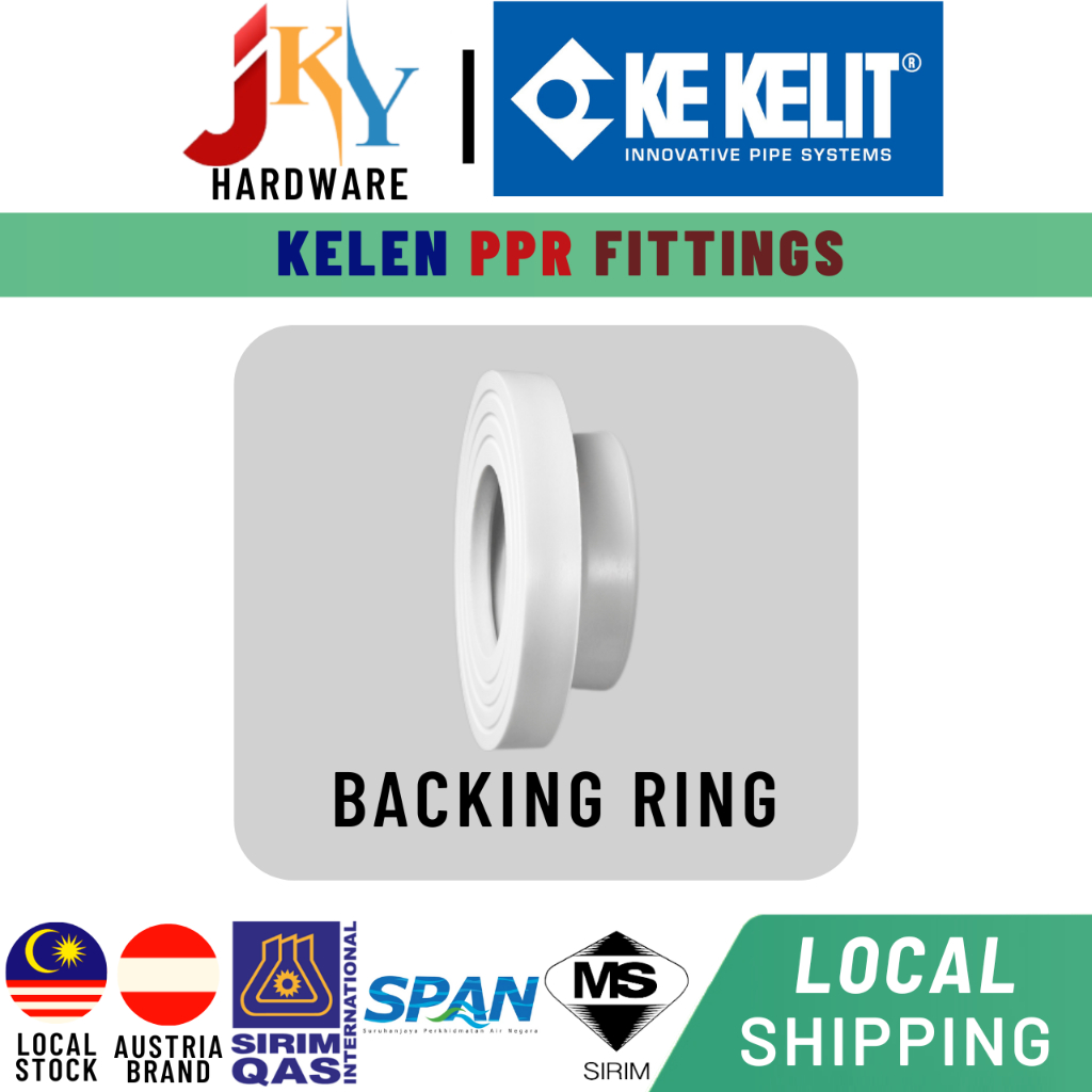 63mm PPR Backing Ring PPR Fittings Flange Adaptor For Hot & Cold Water ...