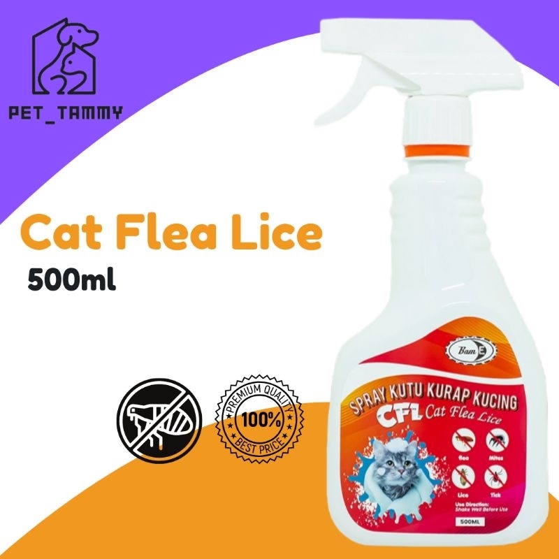 Ubat Kutu Kucing Paling Berkesan Basmi Kurap Hama Sporro Fungus Bulu Gugur Kucing Cat Flea Spray
