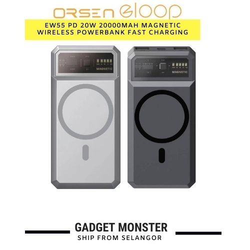 Orsen by Eloop EW55 MagCharge 20000mAh PD 20W Power Bank