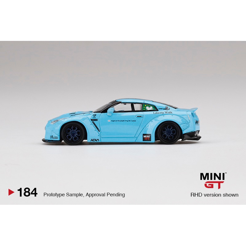 Mini GT LB☆WORKS Nissan GT-R (R35) Type 1, Rear Wing ver 2