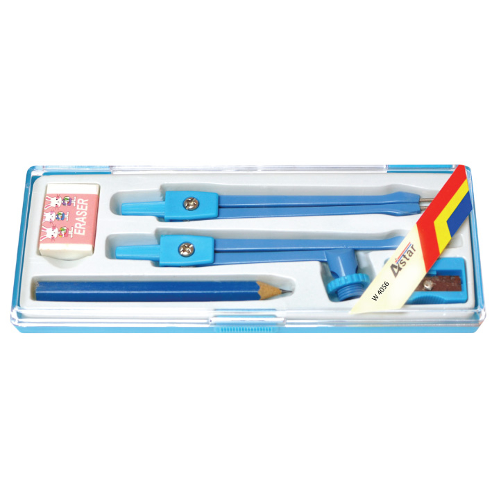 Astar Mathematic Instruments Geometry Set Math Set Compass Protractor ...