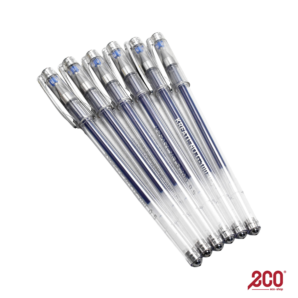 Kreati Blue Gel Ballpoint Pen (6 Pcs/Pack) AEL010T0501 Shopee Malaysia