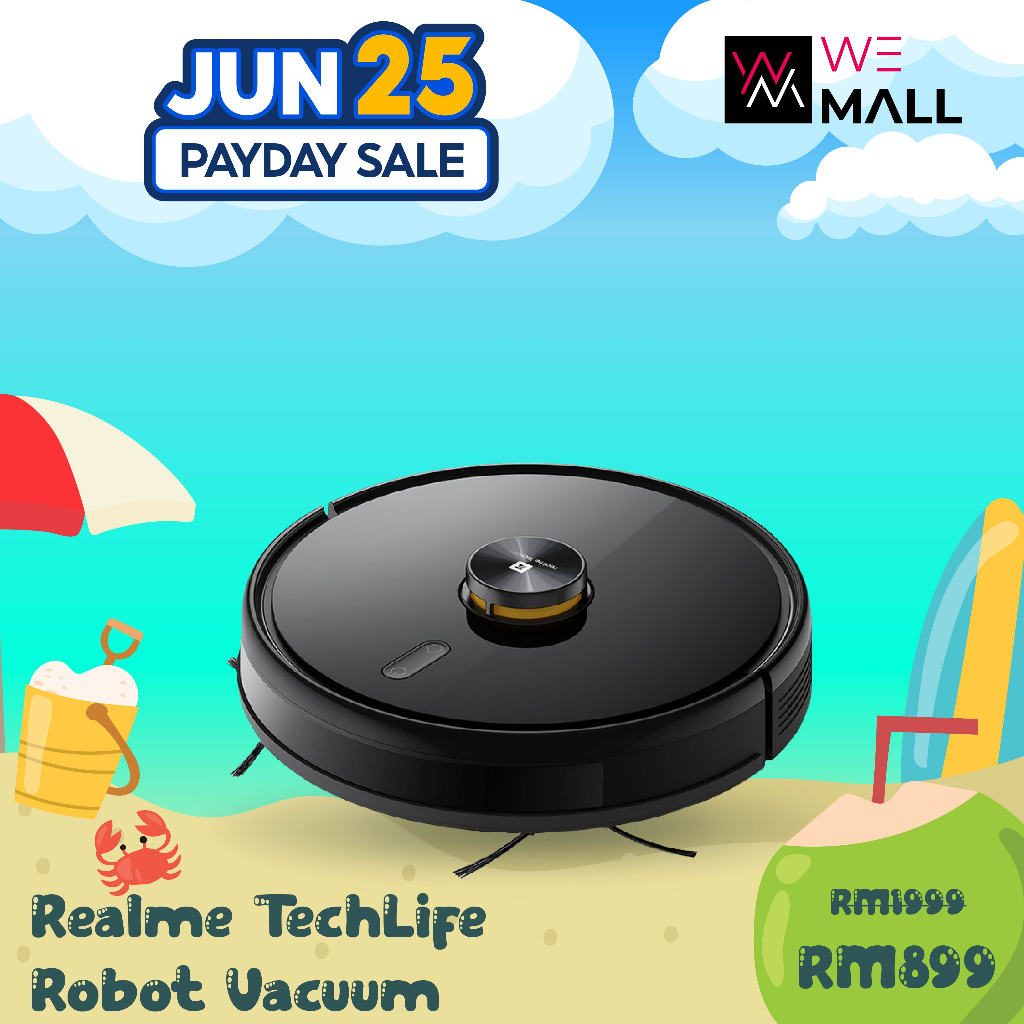 Realme TechLife Robot Vacuum LiDAR Smart Mapping & Navigation System