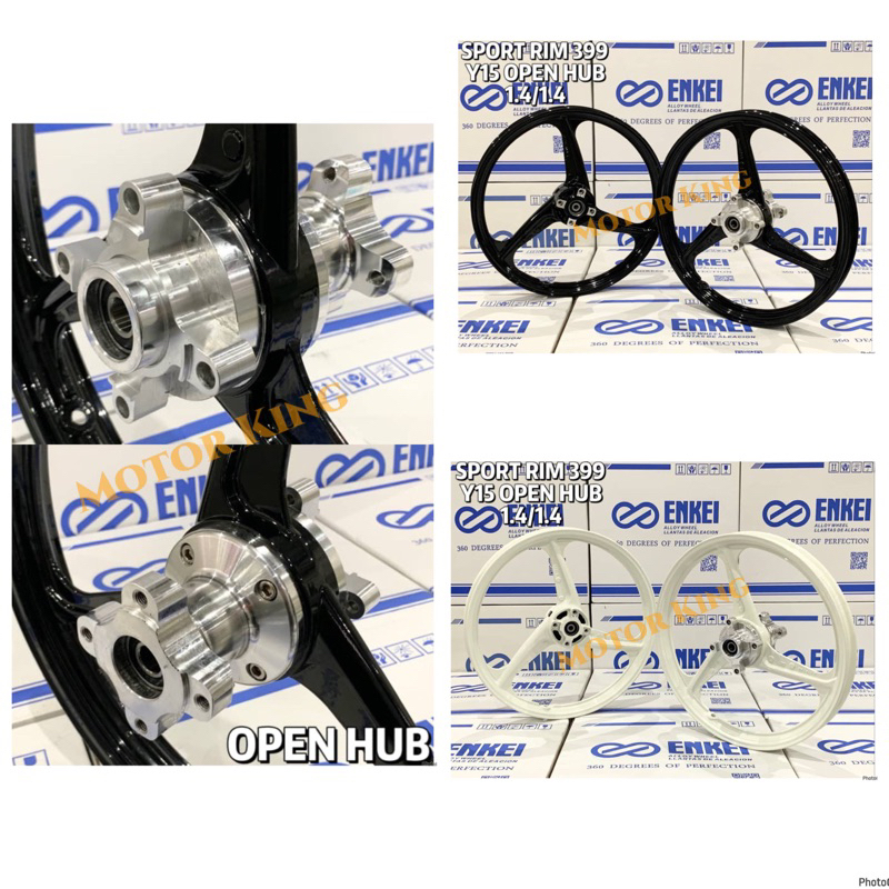 ENKEI 3 Batang CUSTOM OPEN HUB Sport Rim Yamaha Y15 Y15ZR Y SUKU YSUKU ...