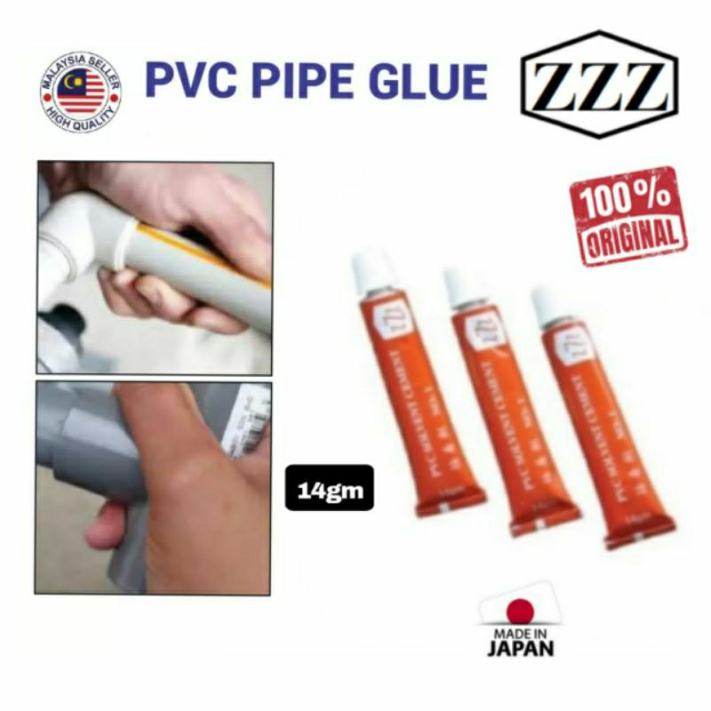 [100% ORIGINAL] ZZZ No: 1 Japan PVC Pipe Glue Solvent Gum Water Piping ...