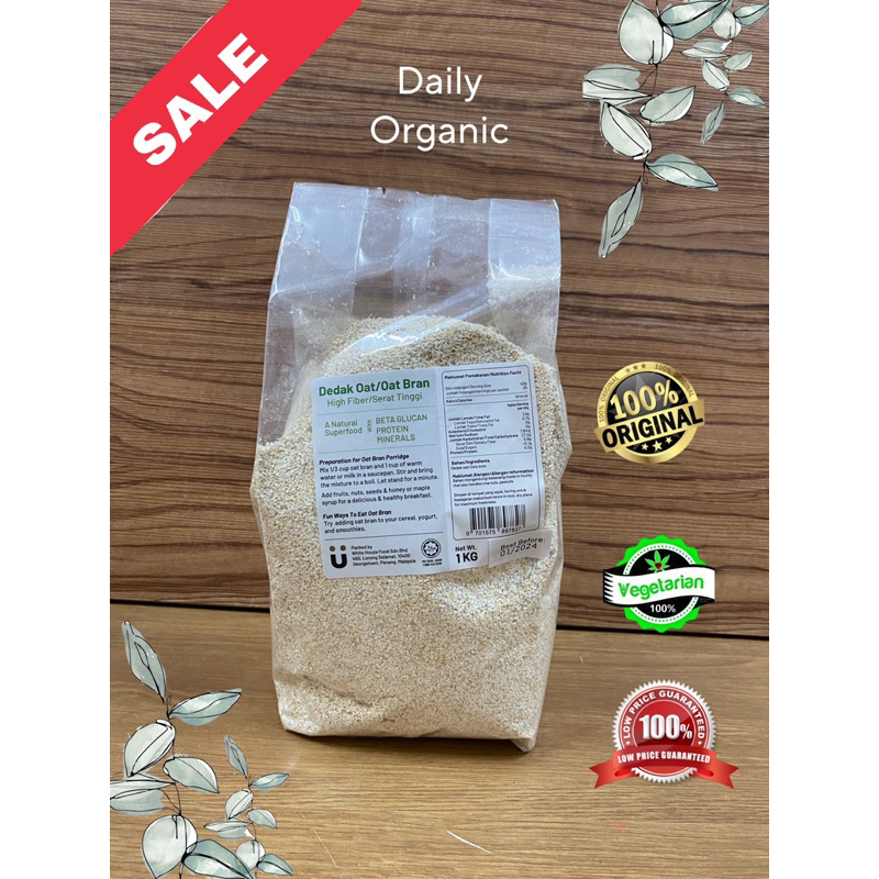 High Fiber Oat Bran (1kg) | Shopee Malaysia