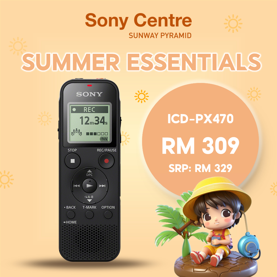 Sony ICDPX470 Digital Voice Recorder 4GB PX Series PX470