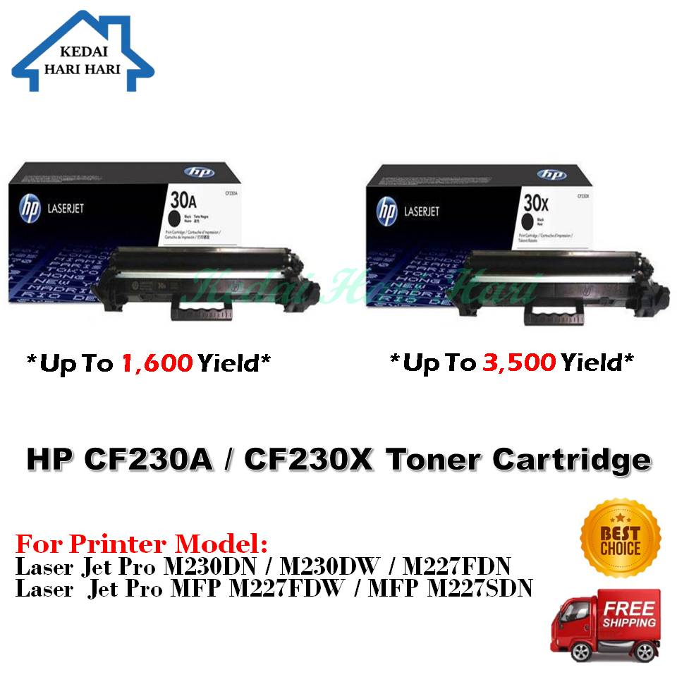 HP CF230A HP CF230X Toner Cartridge/ HP CF230A Toner/HP 30A Toner/30X ...