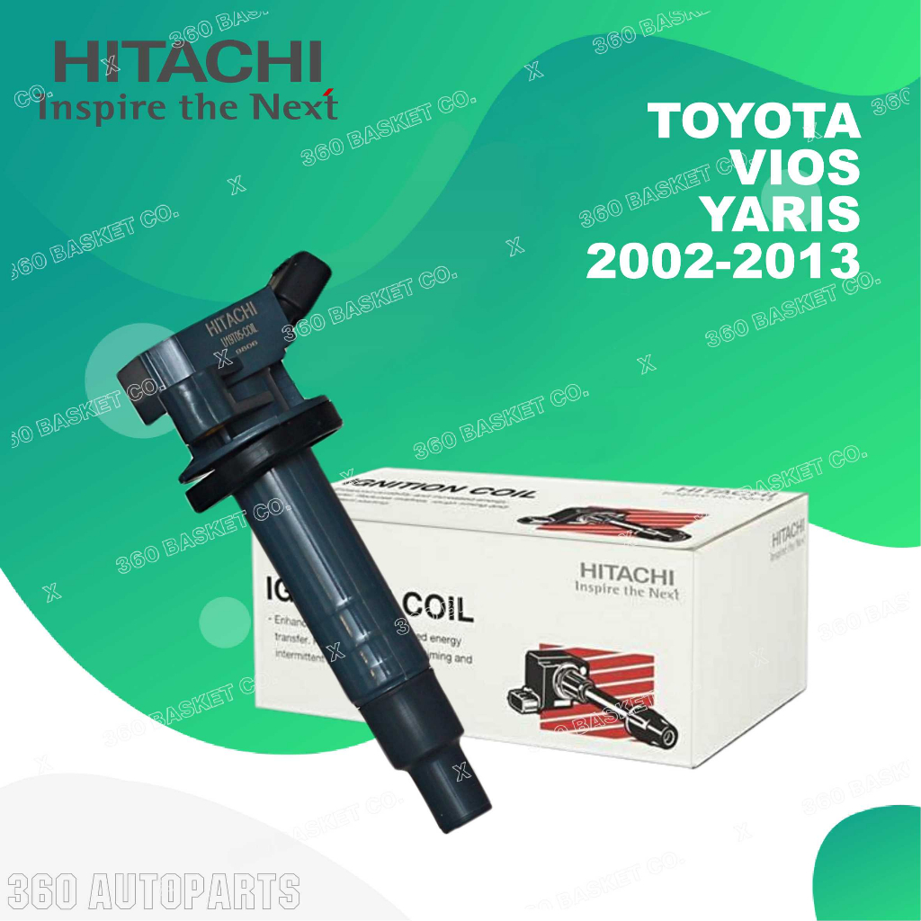 HITACHI PLUG IGNITION COIL TOYOTA VIOS YARIS Shopee Malaysia