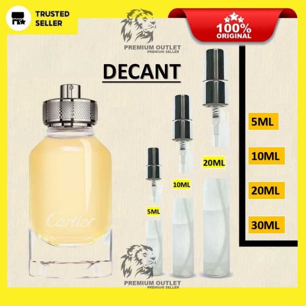 Original Decant Perfume L'ENVOL EDT for Men Miniature / pocket Pack