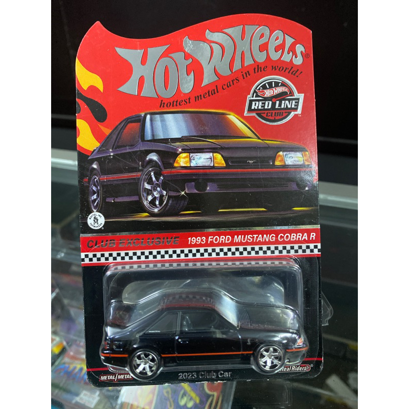 Hot wheels Ford Mustang Cobra R RLC membership Black | Shopee Malaysia