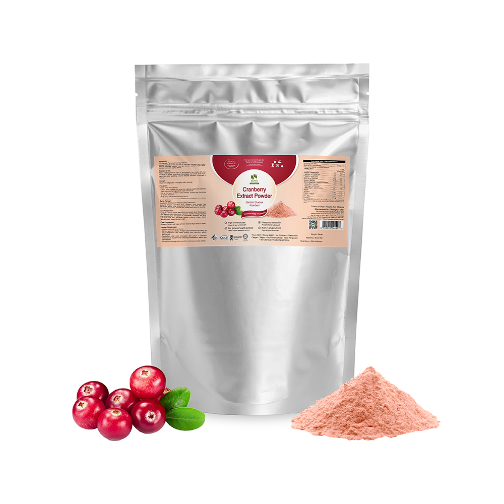 Cranberry Standardized Extract Powder 1kg High Antioxidants reduce Inflammation in urinary tract