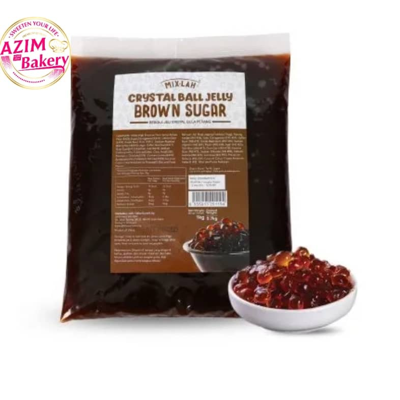 Crystal Ball Jelly Brown Sugar 1kg Crystal Ball Jelly Pearl Topping