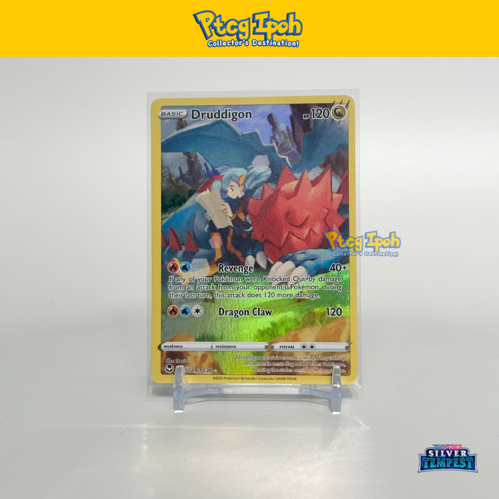 Pokmon TCG] SS12 - Silver Tempest: Druddigon TG09/TG30 | Shopee Malaysia
