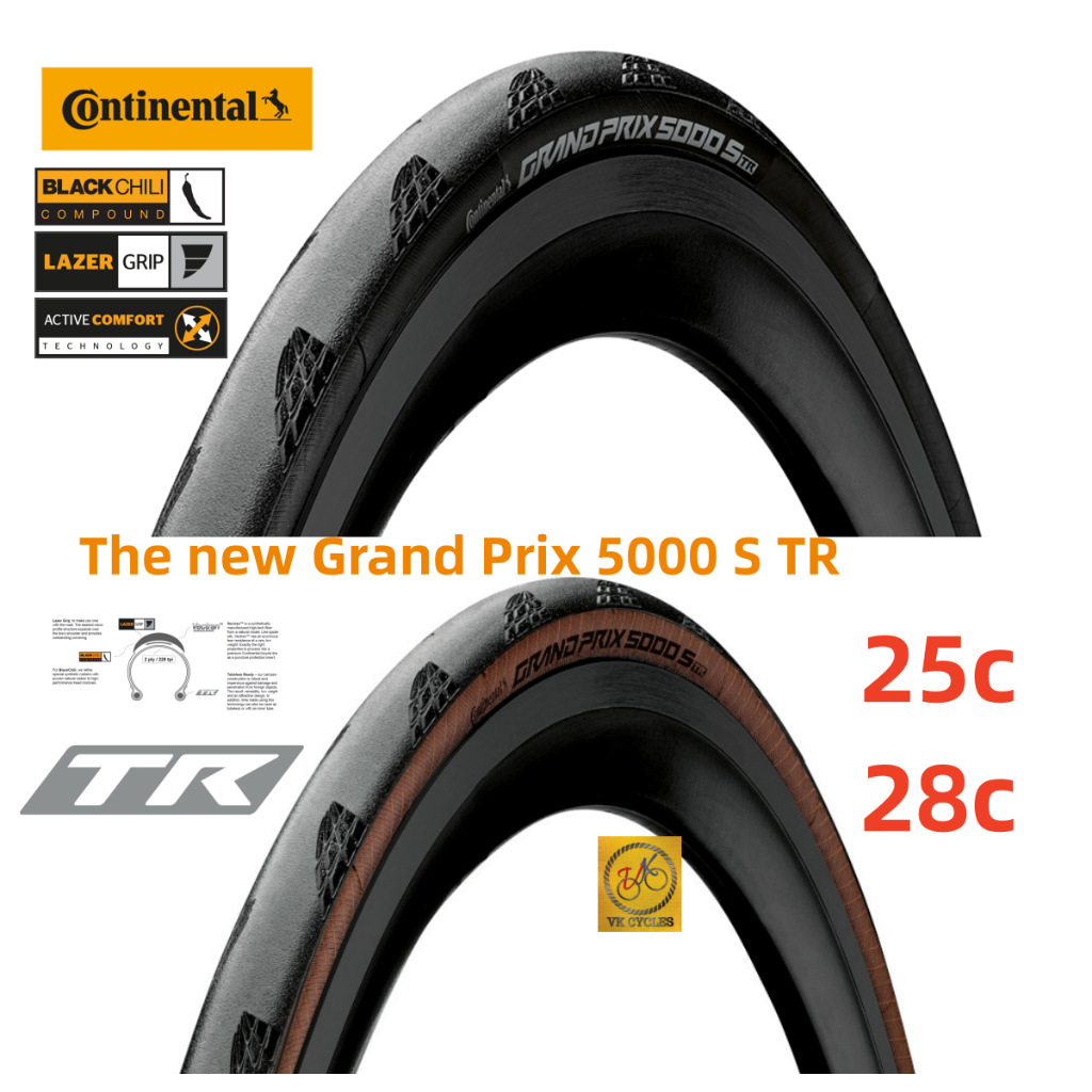 Continental Grand Prix 5000 Folding Tires 700x25c - Pair - View #4