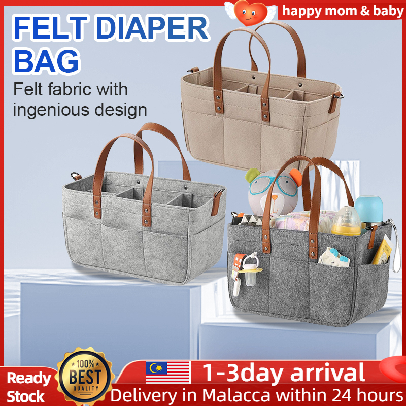 Korean Baby Diaper Tote Bag Multi Functional Large Capacity Canvas