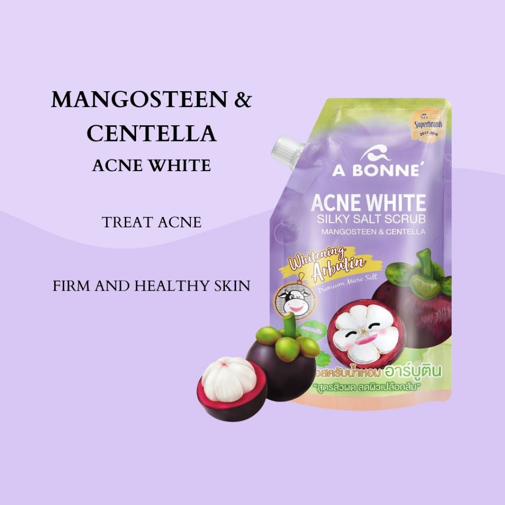 Mangosteen & Centella Acne White Silky Salt Scrub 350g