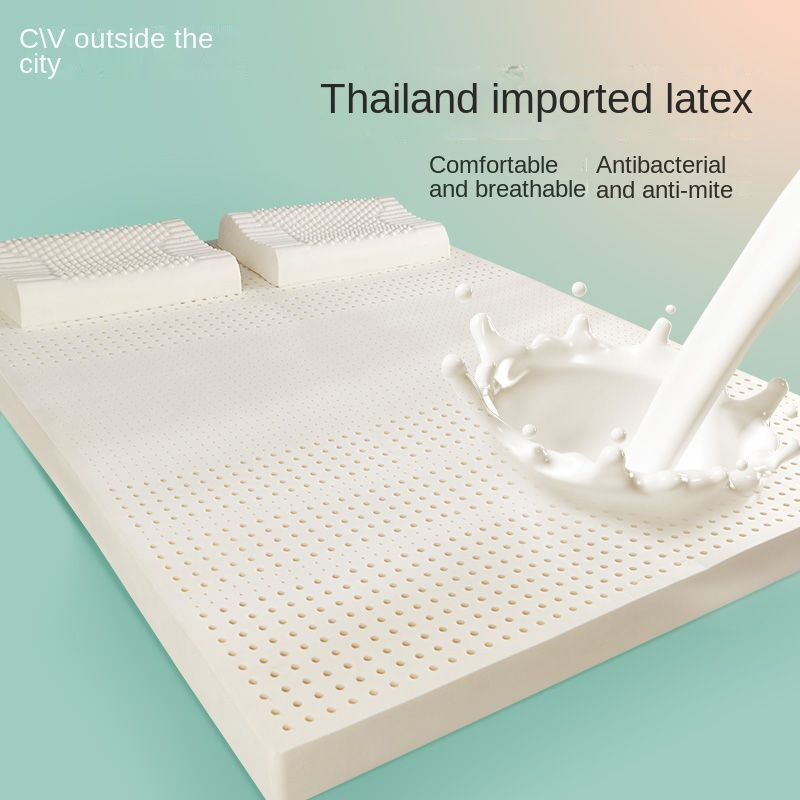 Antibacterial and antimite latex mattress 100 Thai Latex Natural