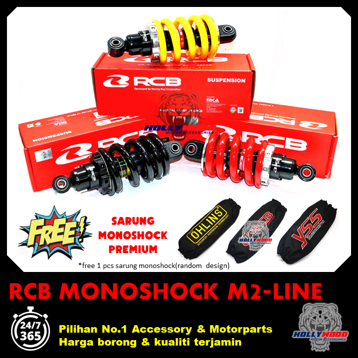 MONOSHOCK RCB M2 LINE PREMIUM LC135 Y16 Y15 RS150 RSX 100% ORIGINAL ...