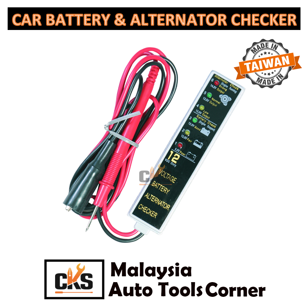 Car Battery & Alternator Voltage Tester 12 volt LED Display DIY Battery