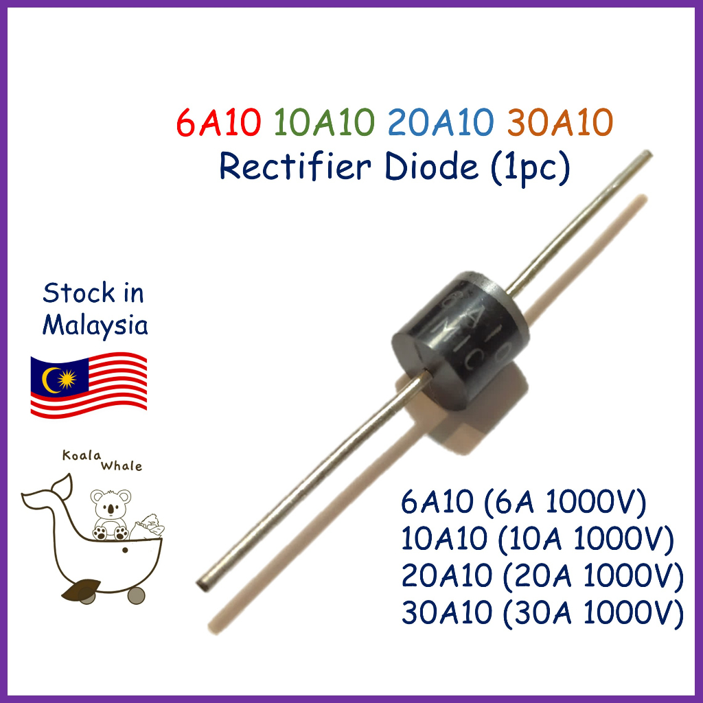 6A10 10A10 20A10 30A10 Rectifier Diode 6A 10A 20A 30A 1000V Dioda Diod ...