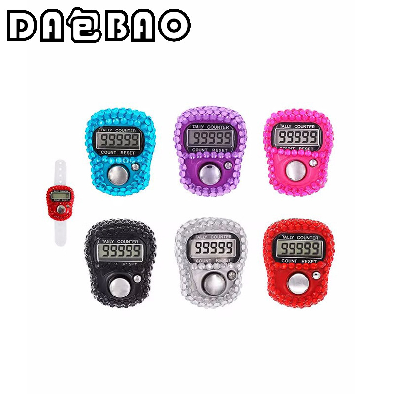 DIGITAL TASBIH MANIK BLING WITH DIAMOND / FINGER COUNTER / DIGITAL