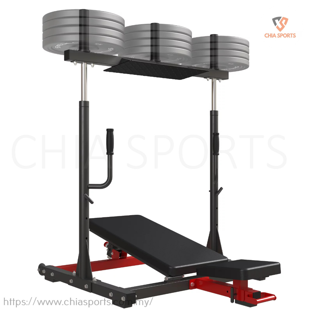 Vertical Leg Press Machine Plate Loaded Quad Glutes Hamstrings Calves