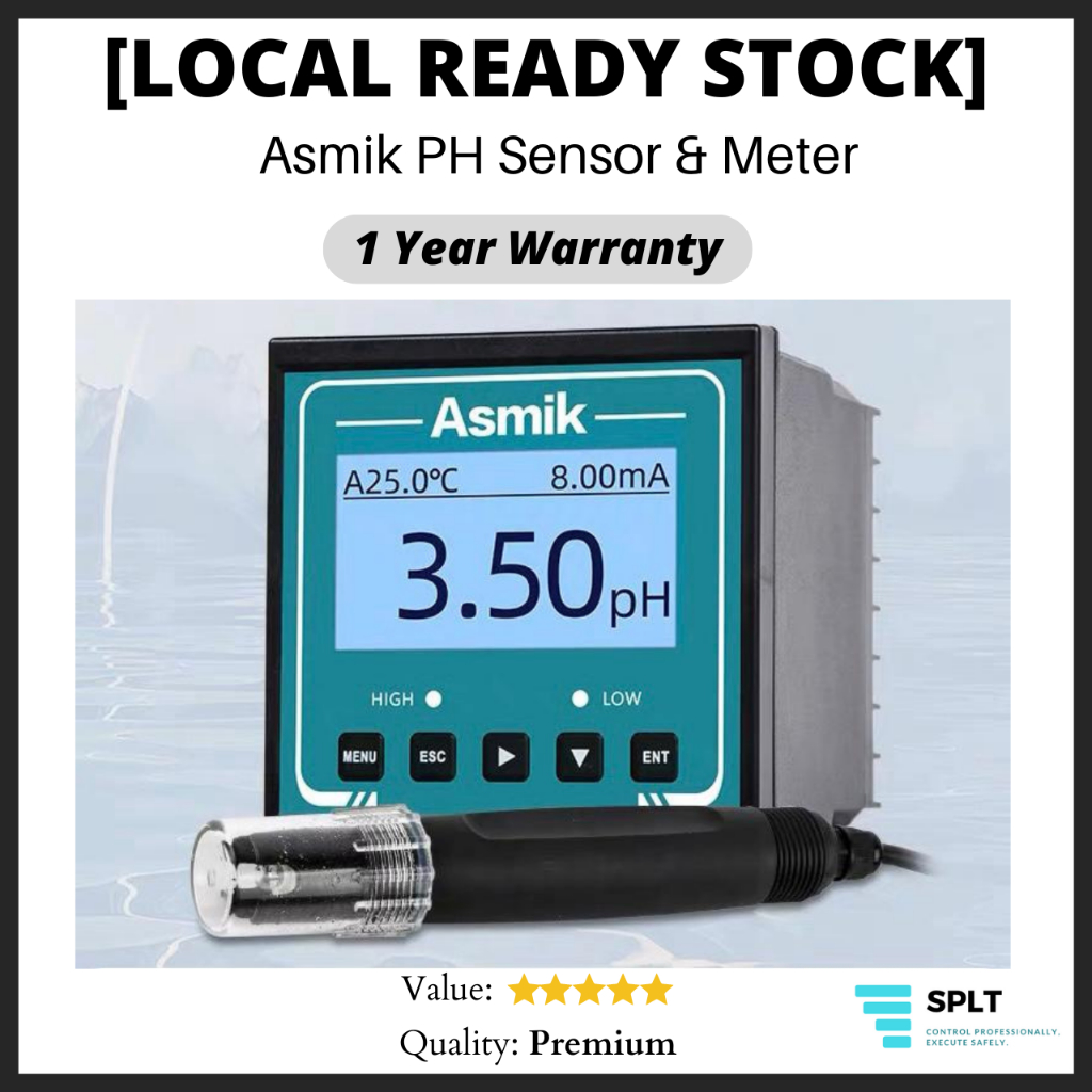 ASMIK Industrial Grade PH Sensor PH Meter with Controller Shopee Malaysia
