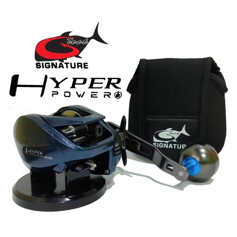 G-TECH fishing reel HYPER POWER SW401HG Jigging BC Reel With 1 Year  Warranty & Free Gift