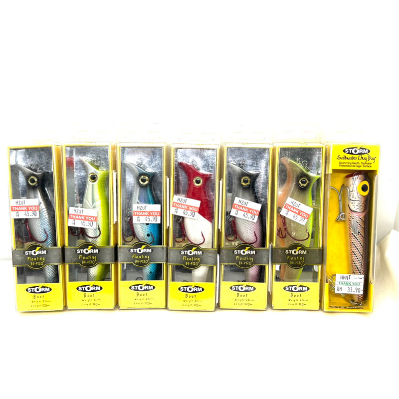 STORM SALTWATER CHUG BUG CBS 08/BOOT BO-P120 FLOATING 21G | Shopee Malaysia