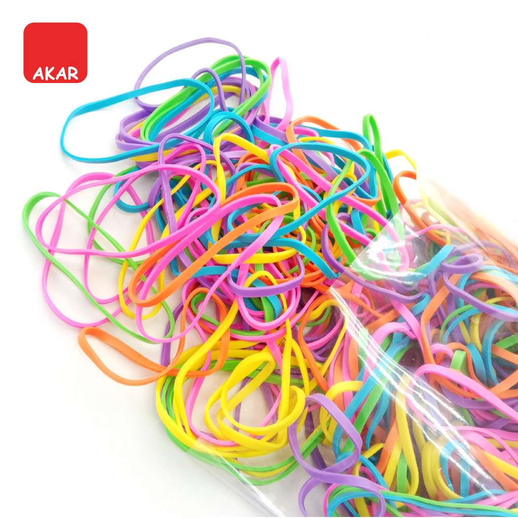 50Pcs Large Rubber Bands,127*4mm Elastic Bands ,Home Office Stretchable Band  Sturdy Rubber Band