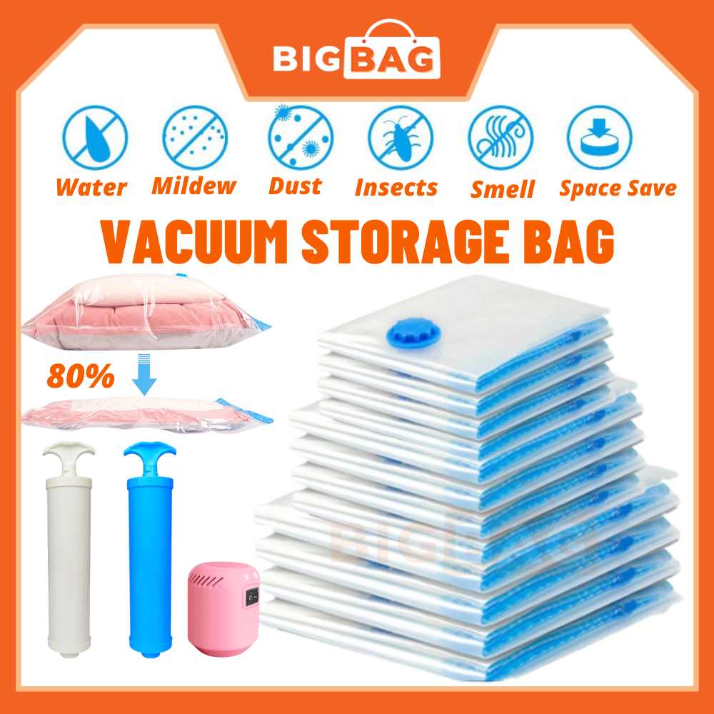 8 Pack Travel Vacuum Storage Bags with USB Electric Pump