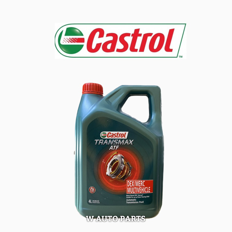 CASTROL GEARBOX OIL ATF DEX/MERC MULTIVEHICLE 4L Shopee Malaysia