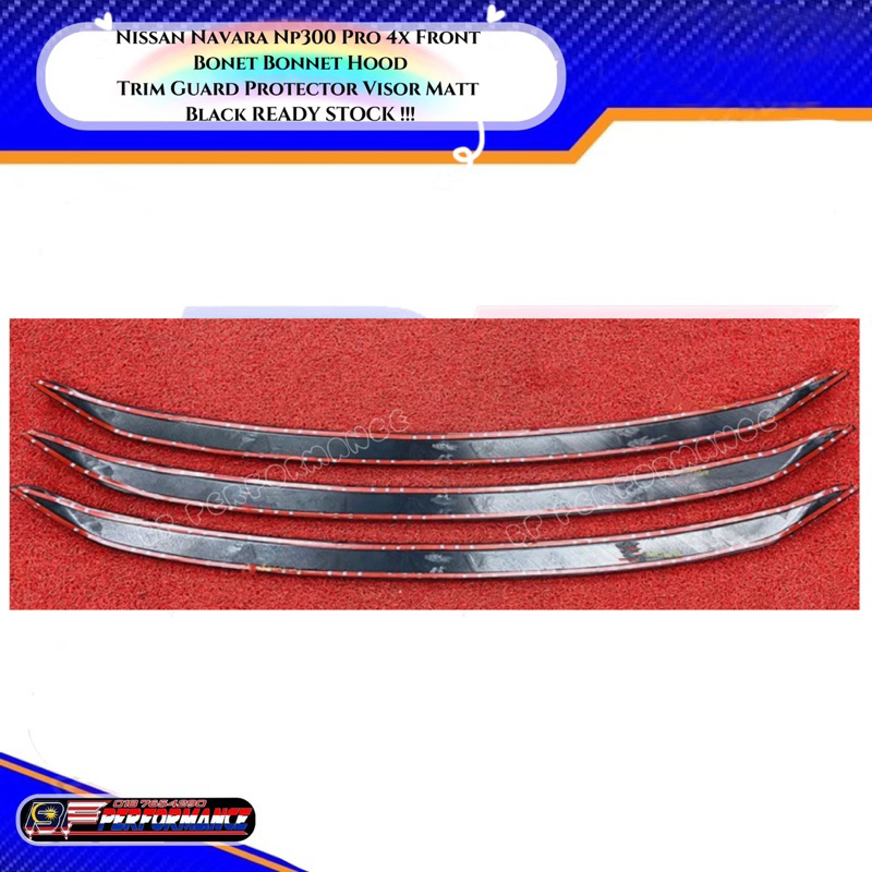 Brute Status Bonnet Guard For Nissan Navara NP300 (2015+) - Dark Stone Deflector Protector Shield