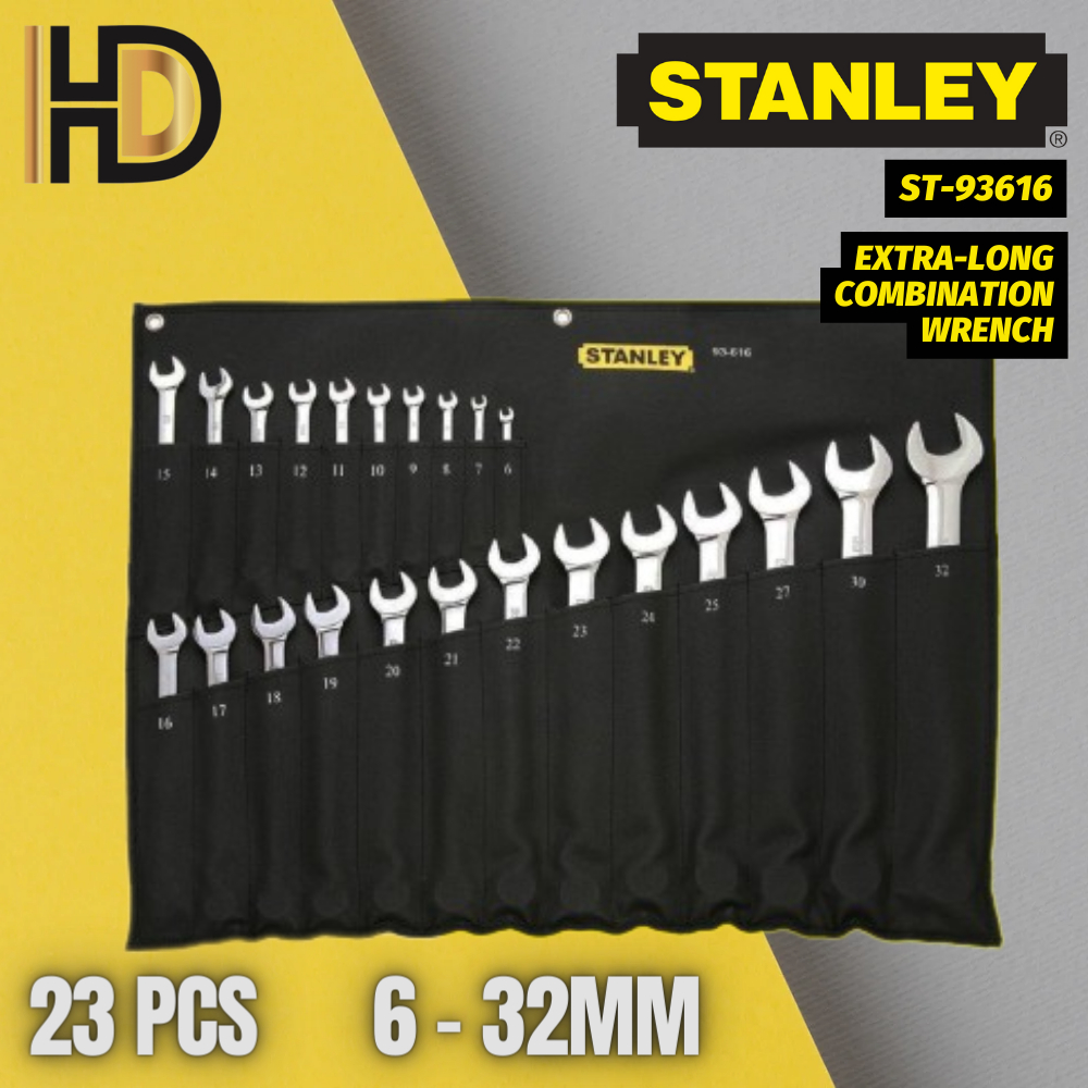 STANLEY Combination Wrench Set 6 32MM / STANLEY 23 Pcs Combination