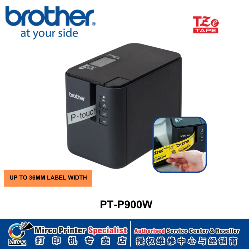 Brother PTP900W Label Printer Shopee Malaysia
