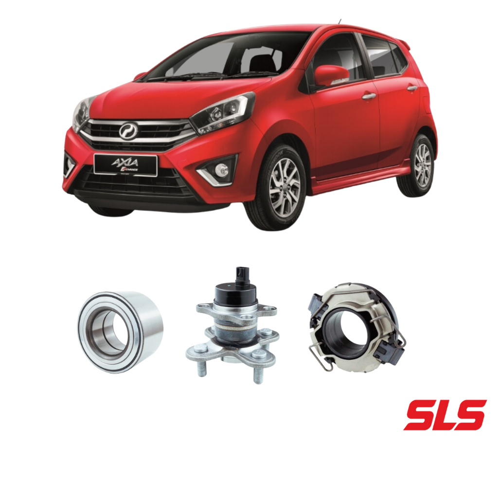 Perodua Axia Front Wheel / Rear Wheel (Height 57.50MM) / Clutch Bearing ...