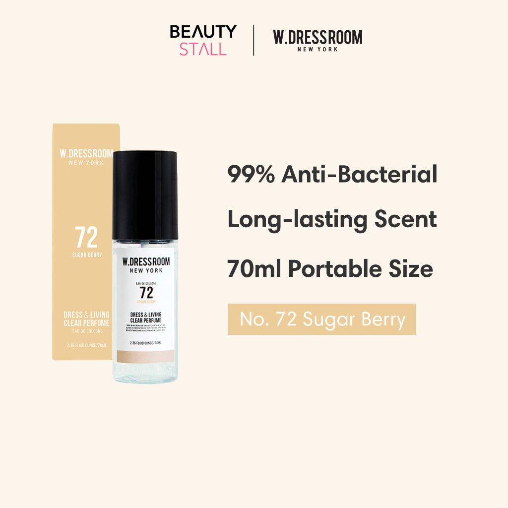 W.Dressroom Dress & Living Season 2 Clear Perfume 70ml - No.72 Sugar Berry  | Shopee Malaysia