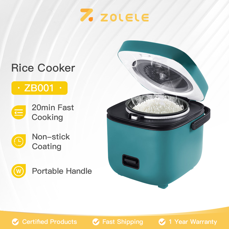 ZOLELE rice cooker small 0.8L periuk nasi kecil OneButton Quick
