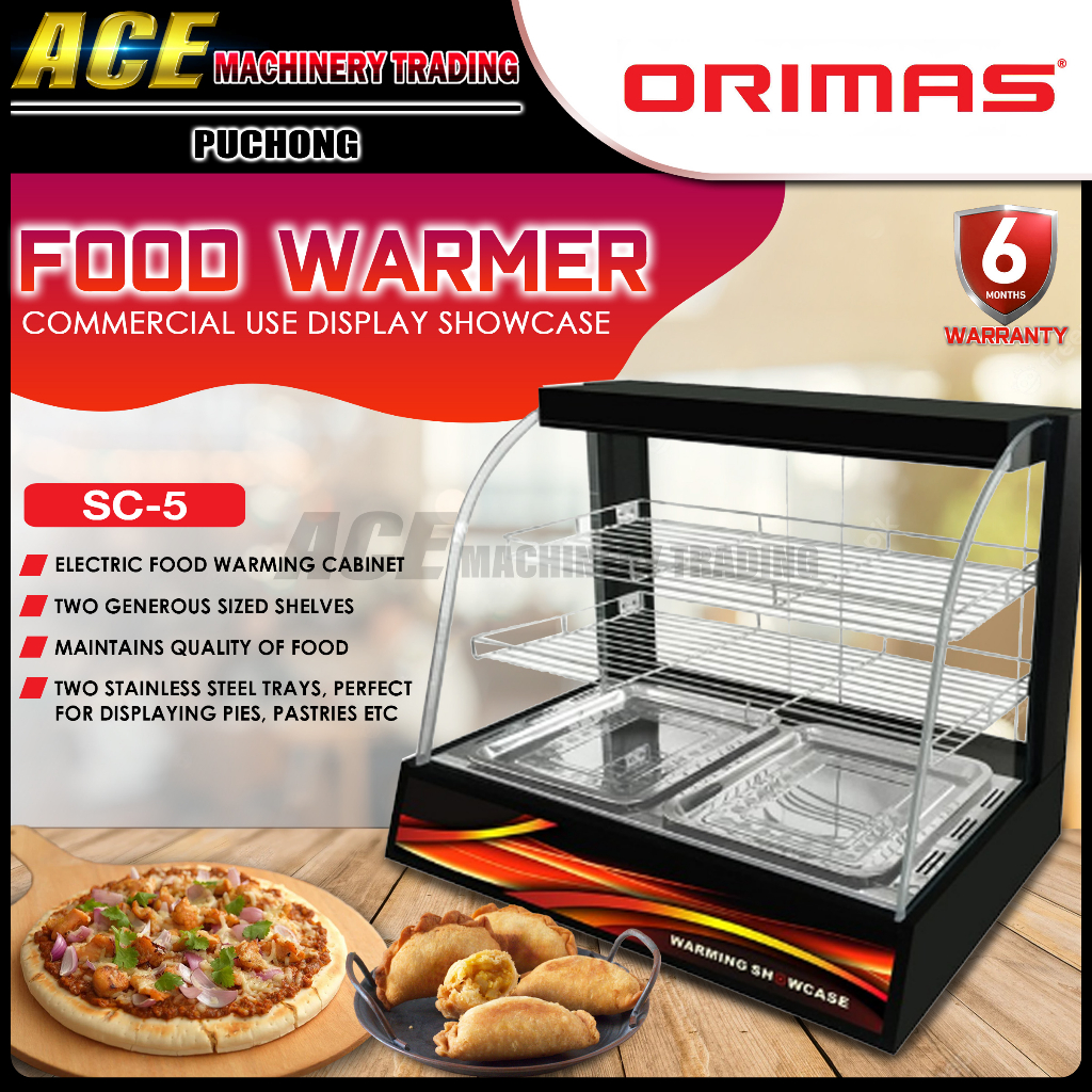 [ ORIMAS ] Food Display Warmer Commercial Use Display Showcase 3085℃/1