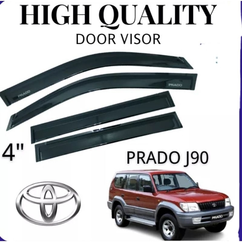 4-tlg. Auto Seitenscheiben Sonnenschutz Für Toyota Land Cruiser - Moskitonetze & UV-Schutz