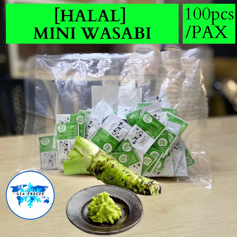 [HALAL] MINI Wasabi 100pcs/pack (2.5gram/sachet) Shopee Malaysia