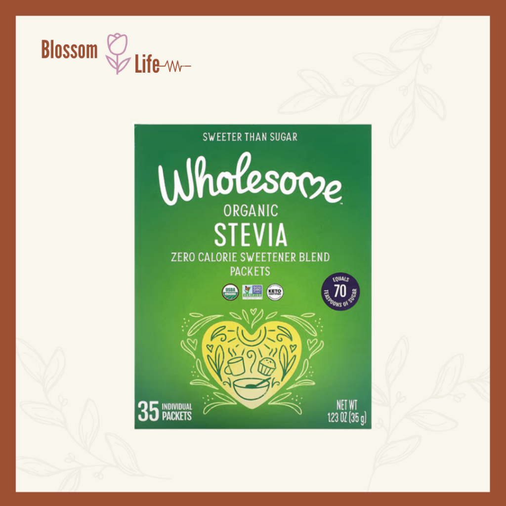 Wholesome Sweeteners, Organic Stevia, Zero Calorie Sweetener Blend, 35/