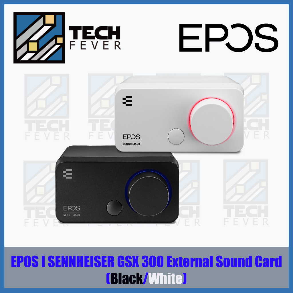 EPOS GSX 300 External Sound Card(Black/White) Shopee Malaysia