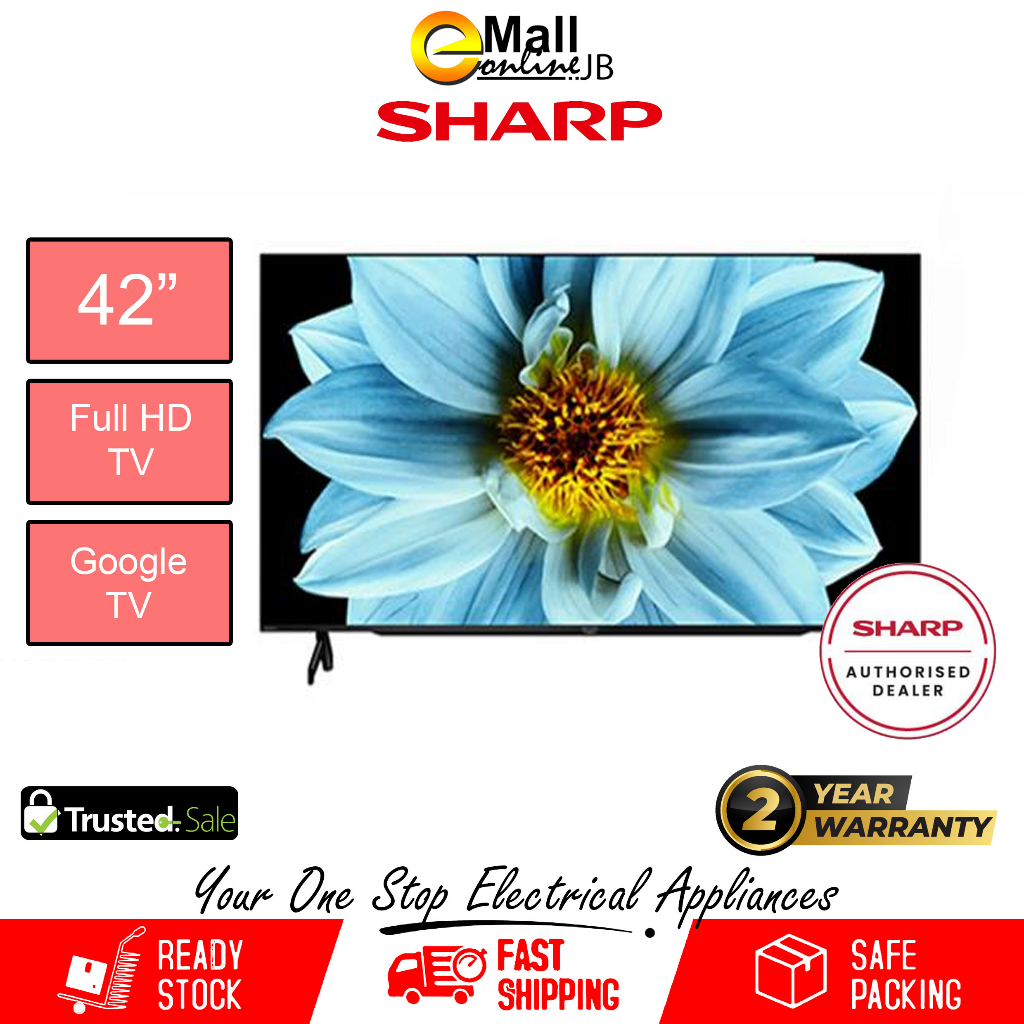 Sharp 42" Full HD Smart TV Android TV Google TV 2TC42EG1X 2TC42EG