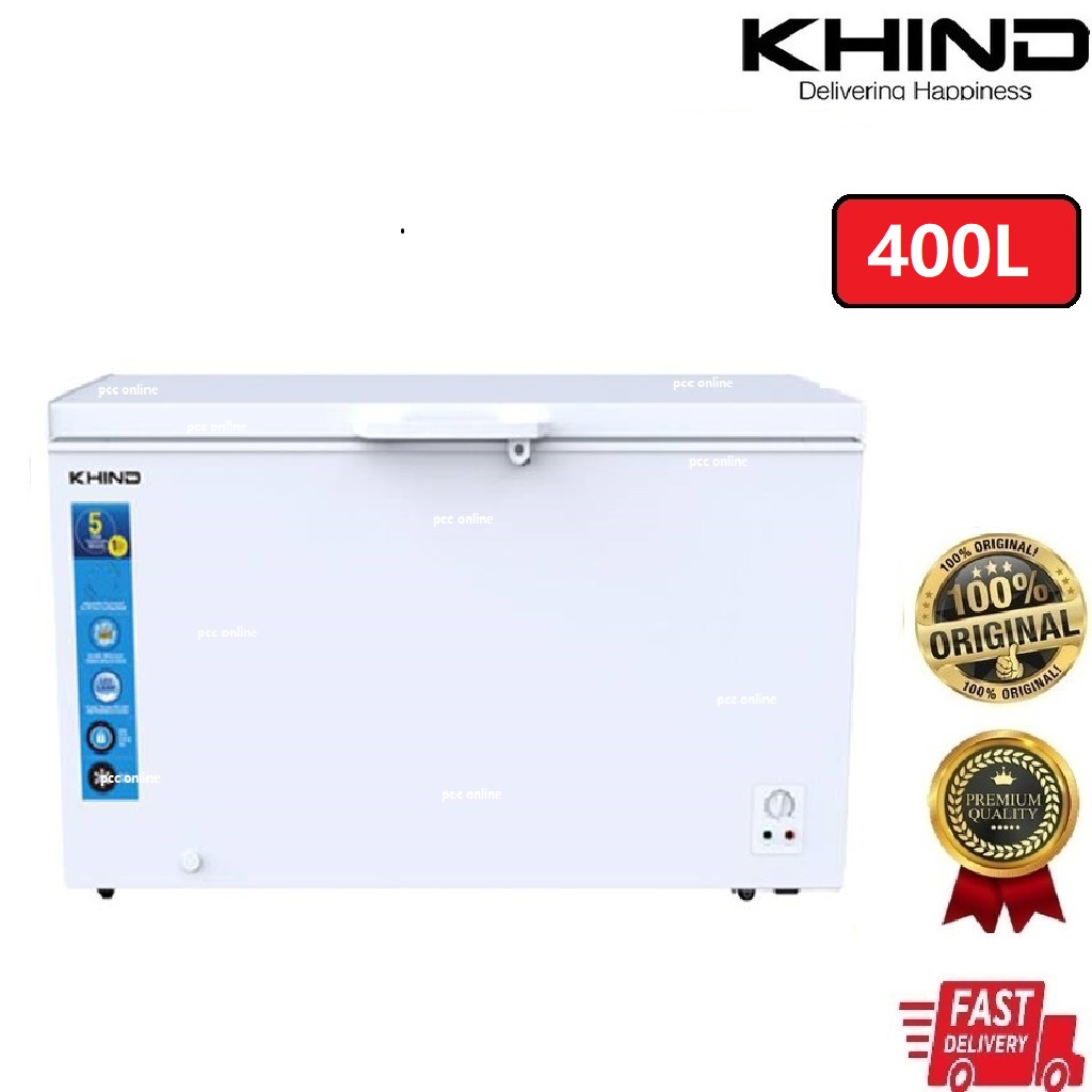 KHIND FZ-400 Chest Freezer|Peti Sejuk Beku|Peti Dingin (400L) | Shopee ...