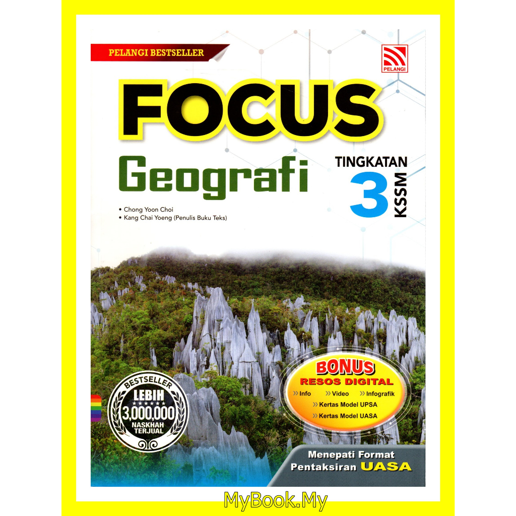 *BARU* MyB Buku Rujukan/Nota : Focus UASA Tingkatan 3 - Geografi ...