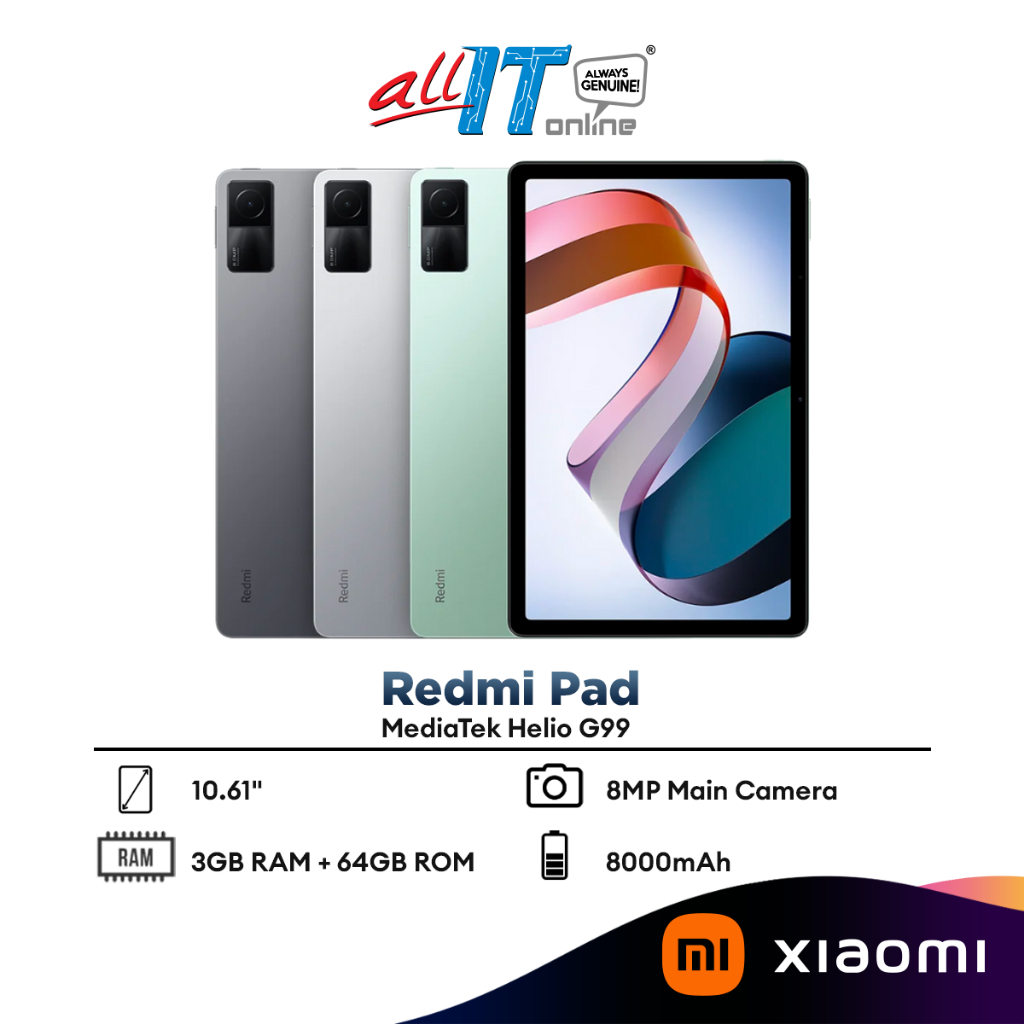 Xiaomi Redmi Pad シルバー3GB RAM 64GB ROM
